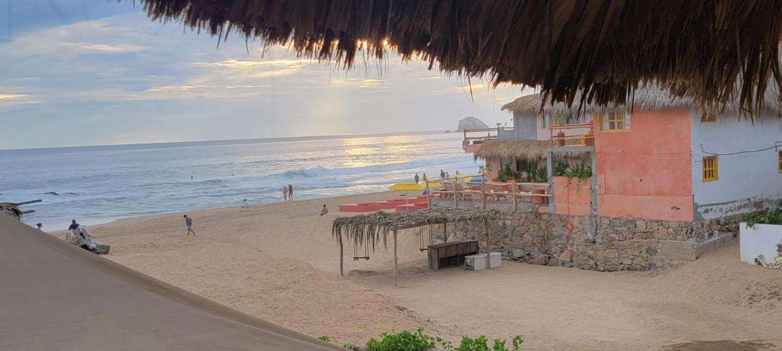 Restaurant Y Cabanas Chefy By Rotamundos Zipolite Eksteriør bilde